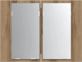 vidaXL Καθρέφτης Ντουλάπι Αρτισιανή Δρυς 60x12x45 εκ. Επεξ. Ξύλο