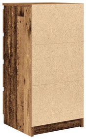 Συρταριέρα με Συρτάρια Παλαιό ξύλο 37,5x35x99εκ. από Επεξ. Ξύλο - Καφέ