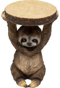 Τραπέζι Βοηθητικό Animal Sloth Καφέ Στρόγγυλο 25x22,5x34 εκ. - Καφέ