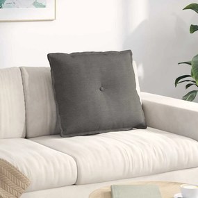 vidaXL Μαξιλάρι Πλάτης Ανοιχτό γκρι 60 x 50 x 19 cm