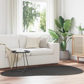 vidaXL Χαλί "HUARTE" με Κοντή Πέτρα και Πλενόμενο Ανθρακί 140x200 εκ.