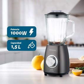 Μπλέντερ Κύπελλο Grunkel BT-1000MIXMASTER Μαύρο Χάλυβας 1,5 L