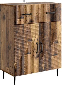 vidaXL Πλαϊνό γραφείο Παλαιωμένο ξύλο 66 x 34,5 x 89,5 εκ