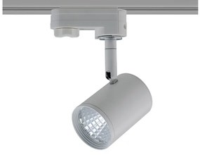 Σποτ Φωτιστικό Ράγας LED COB 7W 3000K 4 Καλώδια IP20 Zuno ACA ZUNO730G4 Γκρι