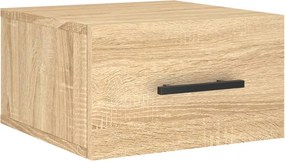 vidaXL Κομοδίνα Επιτοίχια 2 τεμ. Sonoma Δρυς 35 x 35 x 20 εκ.