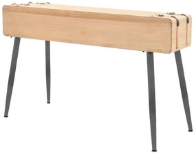 vidaXL Τραπέζι Κονσόλα 115 x 40,5 x 76 εκ. από Μασίφ Ξύλο Ελάτης