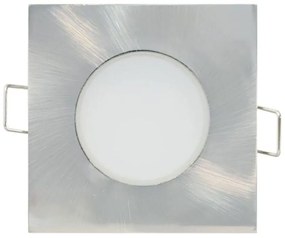 Σποτ Χωνευτό Vera530SNM 5W 3000K 400lm Nickel Aca Ορθογώνιο Aluminium
