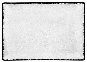 Πιατέλα Σερβιρίσματος Ορθογώνια PR182746321 31x21cm White-Black Oriana Ferelli® Πορσελάνη
