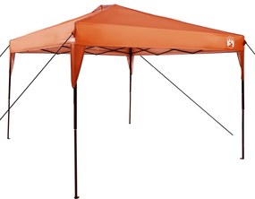 vidaXL Σκηνή Σκίασης Πορτοκαλί 300 x 300 x 227 / 236 / 245 εκ