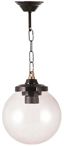 Φωτιστικό Οροφής 685AVN1144 Φ20x50cm E27 40W Black Opviq