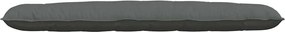 vidaXL Μαξιλάρι Πλάτης Σκούρο Γκρι 200 x 50 x 19 cm ύφασμα