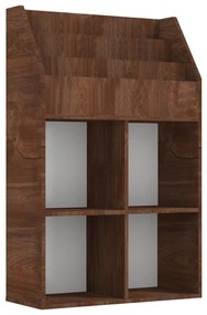 vidaXL Παιδικό Ράφι Περιοδικών Καφέ Δρυς 71x30x114 εκ. Επεξεργ. ξύλο