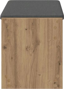 vidaXL Παγκάκι Χαλωρίου Τεχνίτικη Δρυς 83 x 38 x 45 εκ