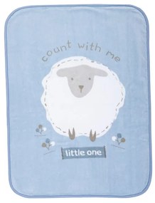 Βρεφική Κουβέρτα Κούνιας Sweet Sheep L.Blue 100x140 Nef-Nef Homeware