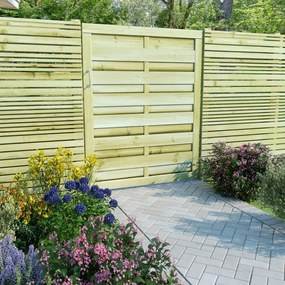 Πόρτα Φράχτη Πράσινη 100 x 125 εκ. Εμποτισμένο Ξύλο Πεύκου