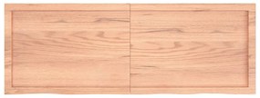 vidaXL Πάγκος Μπάνιου Αν. Καφέ 140x50x(2-6) εκ. Επεξεργ. Μασίφ Ξύλο