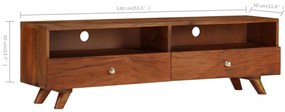 vidaXL Έπιπλο Τηλεόρασης 140x30x40 εκ. από Μασίφ Ανακυκλωμένο Ξύλο