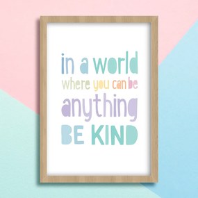 Παιδικό Πόστερ Be Kind KD21 21x30cm Εκτύπωση Πόστερ (χωρίς κάδρο)