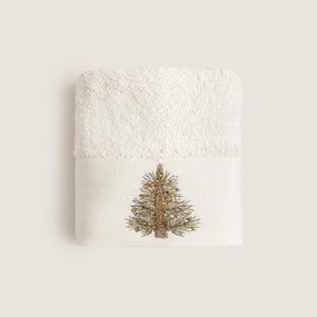 Stewehome πετσέτα χεριών από μπαμπού Λευκό 45x45 cm
