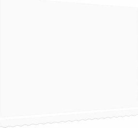 vidaXL Ύφασμα αντικατάστασης τέντας Λευκό 4,5 x 3 μ Πολυεστέρας