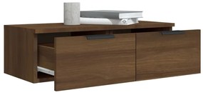vidaXL Ντουλάπια Τοίχου 2 τεμ. Καφέ δρυς 68x30x20 εκ. Επεξ. Ξύλο