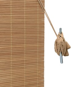 vidaXL Ρολά και Σκίες Παραθύρων Ανοιχτό καφέ 60 x 220 εκ. Μπαμπού