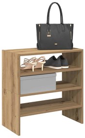 Ράφια παπουτσιών 2 τμχ στοιβαζόμενα Artisan Oak 60x30x30,5 cm