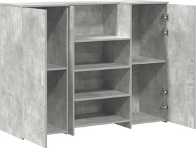 vidaXL Γραφείο υποδοχής 135x50x103,5 εκ. Επεξεργασμένο Ξύλο