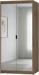 Ντουλάπα Ester 2D δίφυλλη-Lefkas Oak