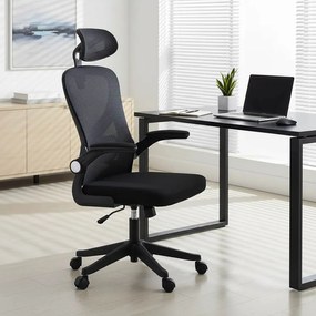 Καρέκλα γραφείου διευθυντή DINA mesh μαύρο 62x61x110/120