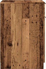 vidaXL Ντουλάπι Γραφείου Όψη Παλαιού Ξύλου 33x50x75 εκ. Επεξ. Ξύλο