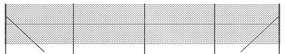 vidaXL Συρματόπλεγμα Περίφραξης Ανθρακί 1,6 x 10 μ.