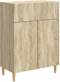 vidaXL Πλαϊνό γραφείο Sonoma Δρυς 66 x 34,5 x 90 εκ Επεξεργασμένο Ξύλο