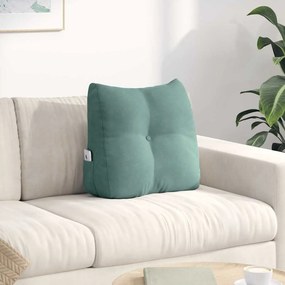 vidaXL Μαξιλάρι Πλάτης Θαλασσί 45 x 24 x 50 εκ Βελούδο