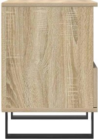 vidaXL Κομοδίνο Sonoma Δρυς 40 x 35 x 50 εκ. από Επεξεργ. Ξύλο