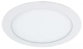 Φωτιστικό Πάνελ Χωνευτό Slim LED 18W Λευκό 4000K Φ22,5cm Panel Slim 225 20456 Interlight -20456-Λευκό 20456