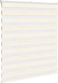 vidaXL Ζέβρα τυφλή μπεζ μάρμαρο Πλάτος υφάσματος 120,9 εκ. Πολυεστέρας