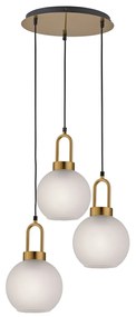 Φωτιστικό Οροφής Τρίφωτο Viokef Doria 4249700