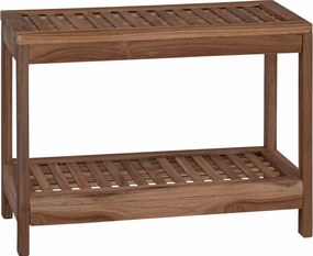 vidaXL Τραπέζι Πλευρικής Μπανιέρας Φυσικό 60 x 30 x 45 cm