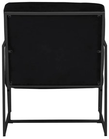 Πολυθρόνα Concept 55 193, Μαύρο, 80x62x77cm, Ταπισερί, Πόδια: Μεταλλικά
