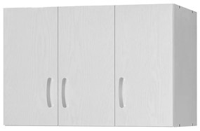 Πατάρι ντουλάπας Zelia τρίφυλλο λευκό 90x42x60εκ Υλικό: PARTICLE BOARD 249-000040