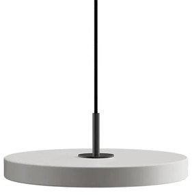 Φωτιστικό Οροφής Asteria Mini Black 2430C4175 Φ31x3.3cm Led 900lm 14W 3000k Nuance Mist Umage