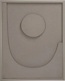 Διακοσμητικό Τοίχου ArteLibre Μπεζ Χαρτί 40x3x50cm