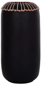 ΕΠΙΤΡΑΠΕΖΙΟ ΔΙΑΚΟΣΜΗΤΙΚΟ ΒΑΖΟ LENNOX HM4675.01S TΕΡΑΚΟΤΑ ΣΕ ΜΑΥΡΟ--Φ18x33Υεκ. (1 Τεμμάχια)