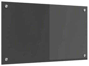 vidaXL Κουζίνα Πλακάκι Σκοινί Σκούρο Γκρι 70x40x0,6 εκ. Σκληρυμένο Γυαλί