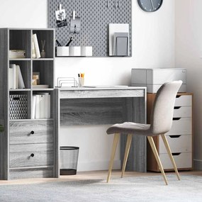 vidaXL Γραφείο Γκρι sonoma 90 x 40 x 76 εκ. Επεξεργασμένο ξύλο