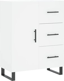 vidaXL Ντουλάπι Λευκό 69,5x34x180 εκ. από Επεξεργασμένο Ξύλο