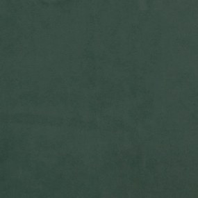 Κεφαλάρι με Πτερύγια Σκούρο Πράσινο 93x16x78/88 εκ. Βελούδινο - Πράσινο