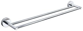 Κρεμάστρα Πετσέτας Διπλή Uno 1262 60cm Chrome Karag Stainless Steel