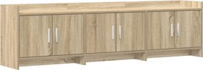 vidaXL Ντουλάπι TV 168 x 33 x 47 εκ. Sonoma Δρυς Επεξεργασμένο Ξύλο
